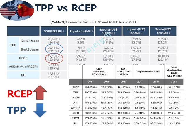 TPP와 RCEP 정의,환태평양경제동반자협정,동아시아자유무역협정,TPP vs RCEP   (6 )
